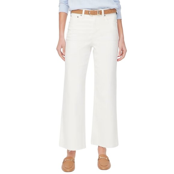J. Crew Wide-leg crop jean in all-day stretch Size 34 Tall - Picture 1 of 14